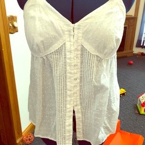 🔶 3/$12 🔶 Button down tank top